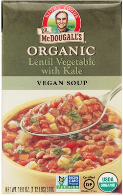 Organic Lentil Vegetable Soup