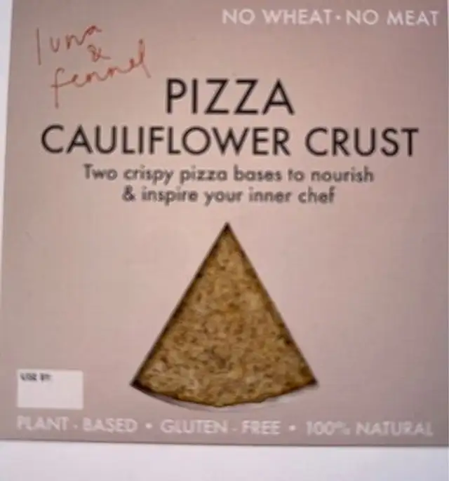 Pizza cauliflower crust