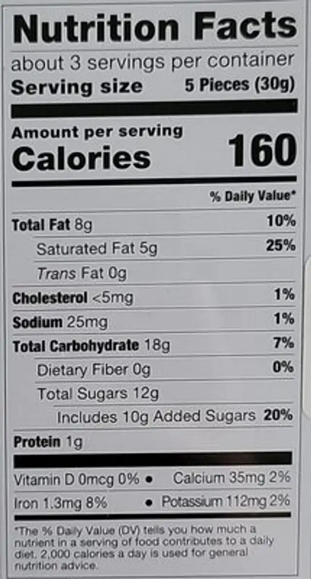 Valentines day star wars droids milk chocolate nutrition facts table