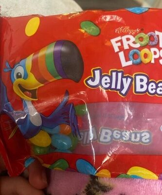 Fruit loop jelly beans