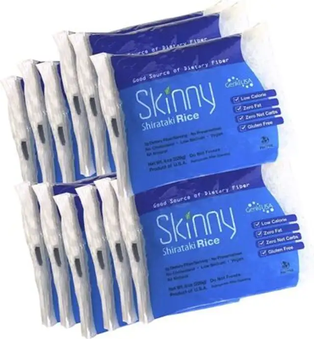 Low carb low calorie shirataki rice count