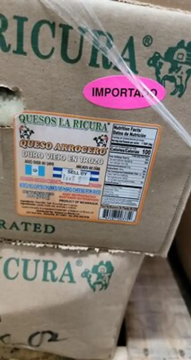 Chunks of hard cheese for rice