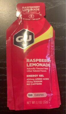 Raberry lemonade energy gel