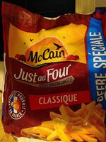 Frites classique Just au four