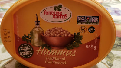 Hummus Traditional front packaging