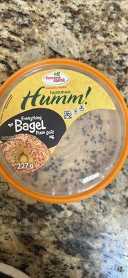 hummus Everything Bagel front packaging
