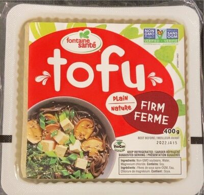 Tofu Plain Firm front packaging