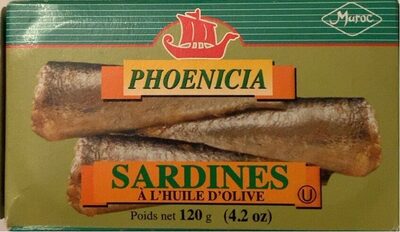 Sardines a l’huile d’olive front packaging