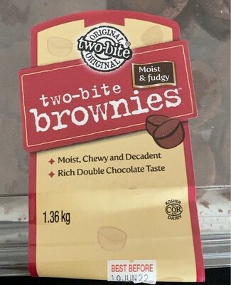 Two-bite brownies