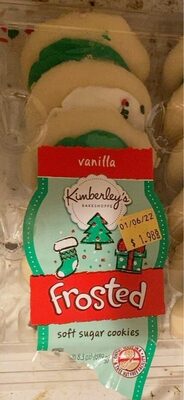 Kimberley's bakeshoppe vanilla frosted soft sugar cookies