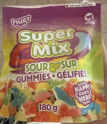 Super Mix Sour Candy front packaging