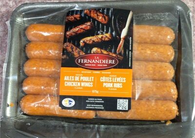 Ribs And Wings Sausage front packaging