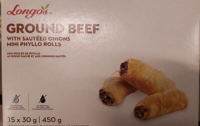 Ground Beef Phyllo Roll