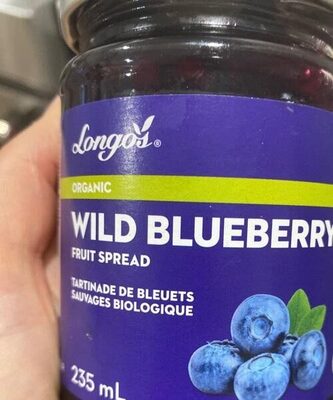 Wild blueberry fruit spread