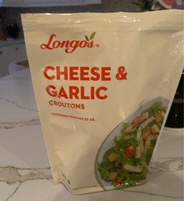 cheese and garlic croutons