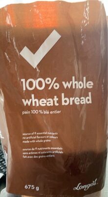 100% Whole Wheat Bread