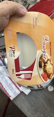 Lasagne front packaging