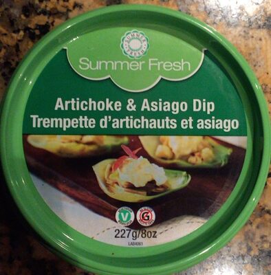 Artichoke & asiago dip front packaging
