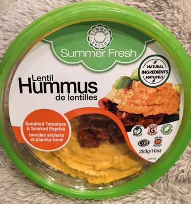 Hummus de lentilles