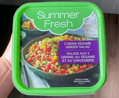 3 grain sesame ginger salad