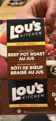 BEEF POT ROAST AU JUS