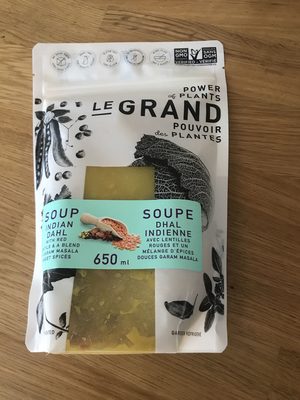 Soup Indian Dahl front packaging