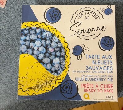 Tarte aux bleuets Simonne