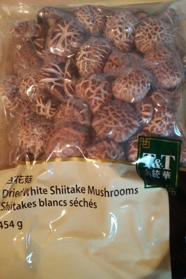 Dried White Shiitake Mushrooms