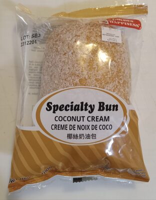 Coconut Cream Specialty Bun front packaging