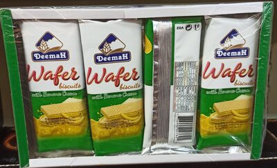 بسكويت ويفر محشو بالكريمه نكهة الموز