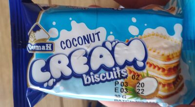 Coconut cream cookies