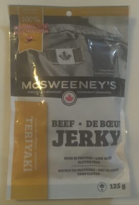 Slow Marinated Teriyaki Beef Jerky front packaging