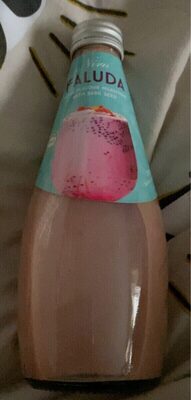 Faluda rose flavour milkshake with basil seed