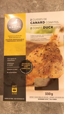 2 cuisses de canard confites front packaging