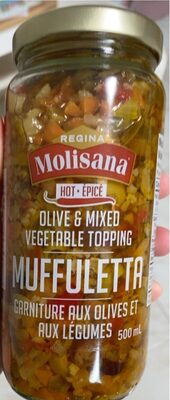 Olive & Mixed Vegetable Topping Muffuletta
