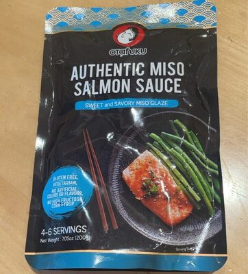 Authentic miso salmon sauce