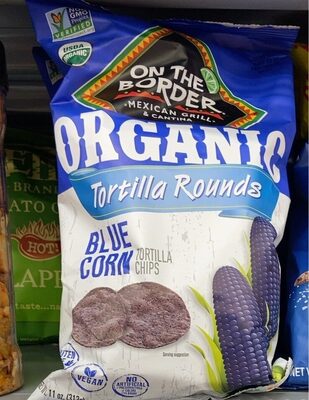 Organic Tortilla Rounds Blue Corn
