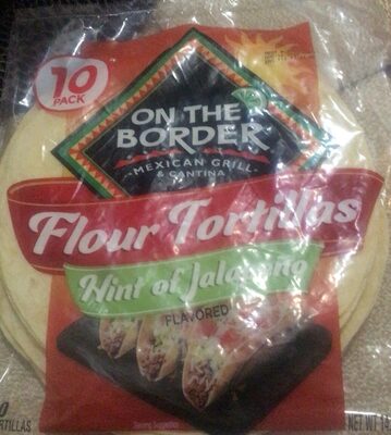 Flour Tortillas hint of jalapeño