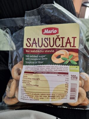 sausučiai su stevia saldikliu