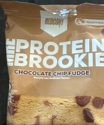 Protein Brookie chocolate chip fudge