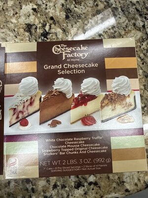 Grand cheesecake selection