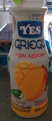 Mango yogurt front packaging