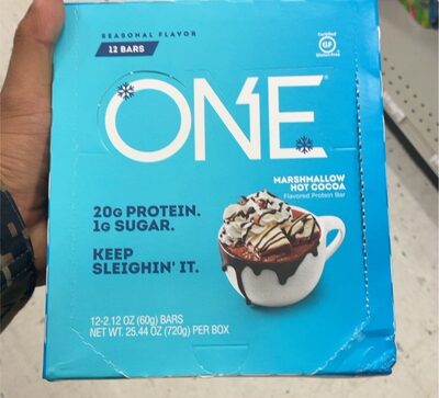 Marshmallow Hot Cocoa Protein Bar front packaging