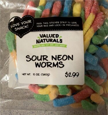 Sour Neon Worms