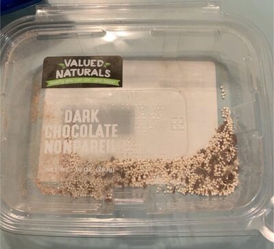 Dark chocolate nonpareil