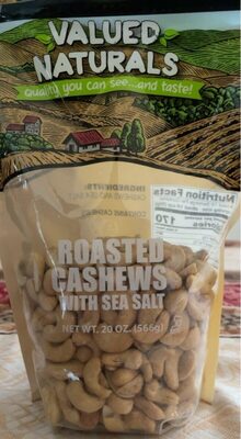 Roasted Cashews with Sea Salt