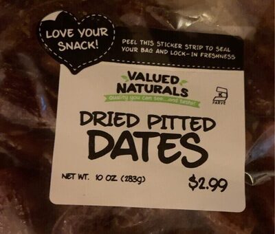 Dried pitted dates