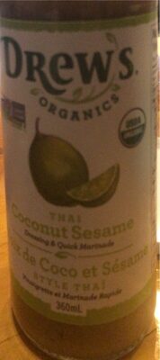 Organic Thai Coconut Sesame Dressing & Quick Marinade