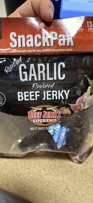 Roasted Garlic Flavored Beef Jerky