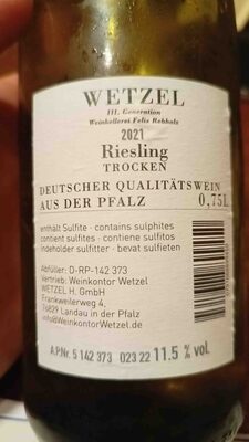 Weißwein Riesling